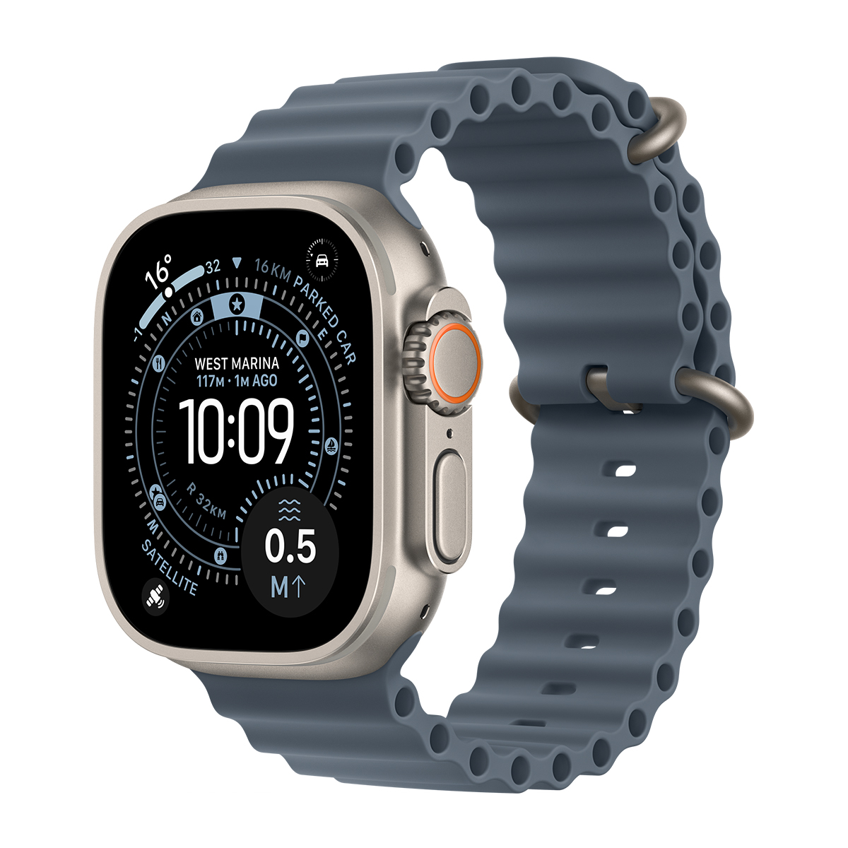 image-20251020-010008_273.jpg Apple Watch Ultra 3 49mm 5G - Titánium-Ócean Szíj-Kék Gyártói garancia - Image 1